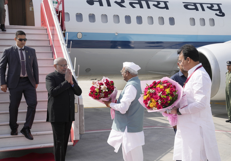 VP Radhakrishnan arrives in Jaipur to attend Rajasthan University convocation