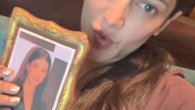 Shruti Haasan receives a special photo frame as gift but with a fun twist