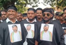BJP leader’s murder case: Silent march held in Dharwad backing convicted MLA Kulkarni; conspiracy alleged