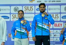ISSF Jr World Cup: Vanshika and Chirag win 10m air pistol mixed team gold as India continue to top table