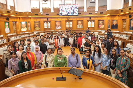 Delhi Assembly’s youth outreach begins with visit of 75 college students​