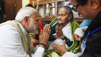 Bengal: PM Modi visits Matua Thakur Mandir, recalls his meeting with Matua Matriarch Binapani Devi