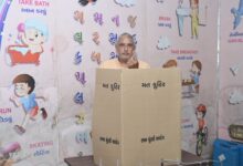 ‘Celebration of democracy’: Gujarat BJP chief casts vote in local body polls
