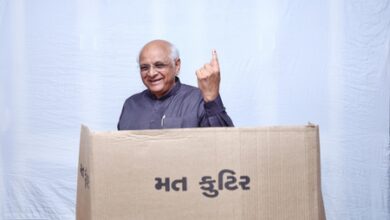 Gujarat local body elections: CM Patel, Union Minister CR Patil among early voters