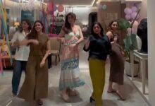 Tahira Kashyap grooves on hubby Ayushmann Khurrana’s ‘Roop Di Rani’ with her girl gang