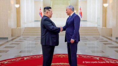 Russian Duma Speaker meets North Korean leader in Pyongyang