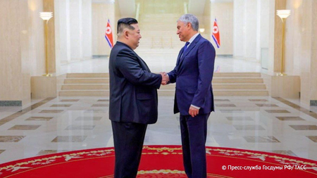 Russian Duma Speaker meets North Korean leader in Pyongyang