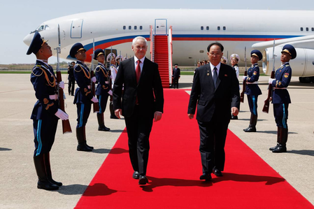 Russia’s Defence Minister meets Kim Jong-un in Pyongyang