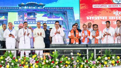 Nitin Nabin opens seven BJP district offices in Rajasthan; Jalore unit gets foundation stone (Ld)