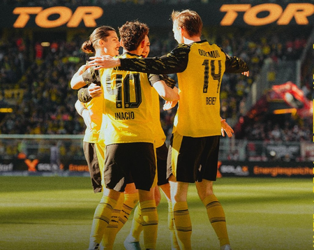 Dortmund turns landmark fixture into Champions League ticket