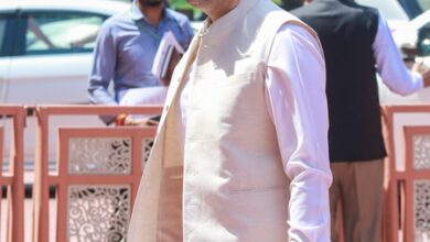 AAP workers protest outside Raghav Chadha’s Mumbai residence; case filed against 8