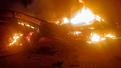 Private bus catches fire in Telangana’s Medak, no casualties