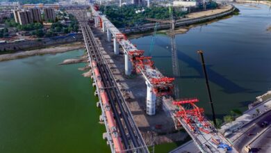Gujarat: Sabarmati River bridge for bullet train corridor records steady progress