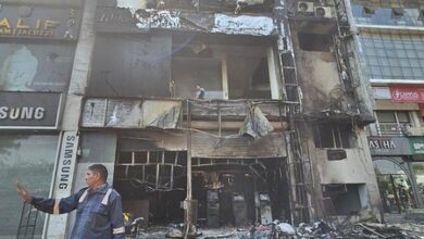 50 rescued as fire breaks out at Ahmedabad commercial complex; four women hospitalised