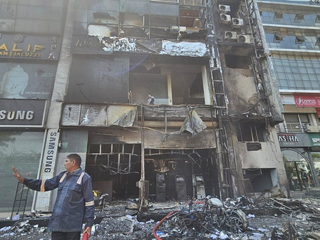 50 rescued as fire breaks out at Ahmedabad commercial complex; four women hospitalised