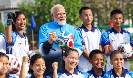 ‘Unforgettable experience’, Sikkim footballers share joy of playing friendly match with PM Modi