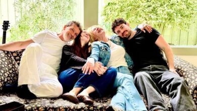 Antonio Banderas shares fun moments with daughter, former wife and son-in-law