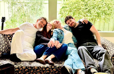 Antonio Banderas shares fun moments with daughter, former wife and son-in-law