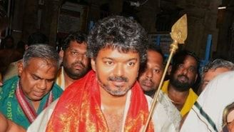 Vijay offers prayers at Tiruchendur Murugan Temple ahead of May 4 counting