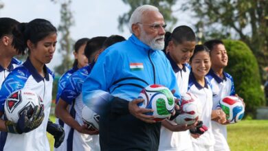 Nothing like playing football with young friends: PM Modi shares glimpse of ‘lovely Gangtok morning’