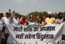 CM Rekha Gupta leads BJP protest in Delhi Assembly over Women’s Reservation Bill