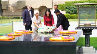 UNGA chief Annalena Baerbock pays homage to Mahatma Gandhi at Rajghat