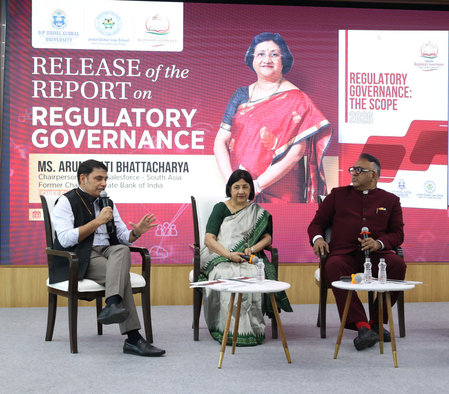 Regulations have become increasingly micro in nature: Arundhati Bhattacharya at JGU report release