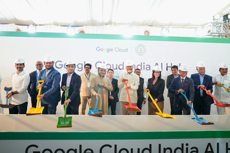 Chandrababu Naidu, Ashwini Vaishnaw lay foundation for Google Cloud AI Hub in Vizag