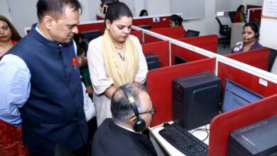 Rajasthan: Chief Secy, DGP inspect 181 helpline centre​