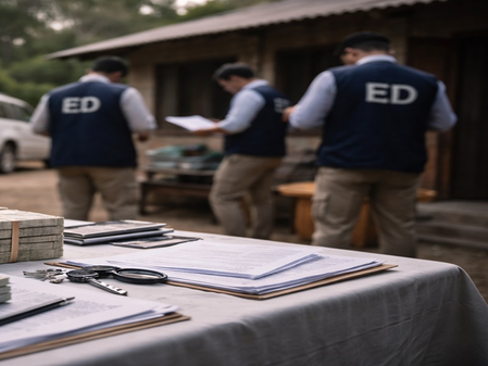 ED recovers Rs 67 lakh cash, 37 kg silver in corruption case linked to Visakhapatnam project