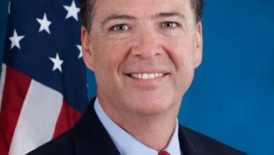 Former FBI director James Comey indicted over alleged threat to Trump