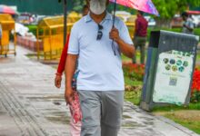 Delhi-NCR wakes up to rain, dust storm; heat eases as mercury drops