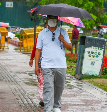 Delhi-NCR wakes up to rain, dust storm; heat eases as mercury drops