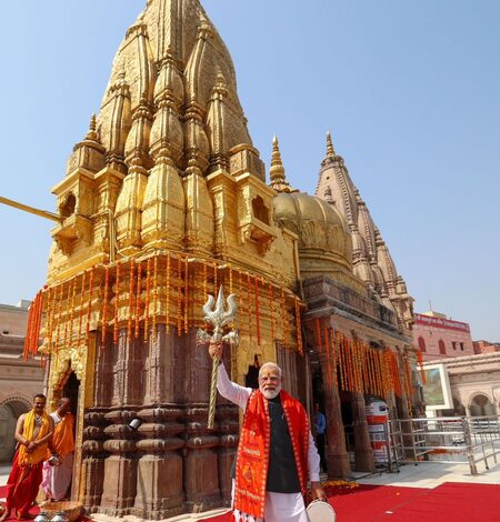 Prayed to Lord Bholenath for happiness, well-being of countrymen, says PM Modi