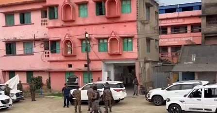 Election Observer Ajay Pal, CRPF DG inspect polling booths to ensure fair Bengal polls