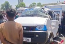 Six killed as private bus rams into van in Gujarat’s Sabarkantha