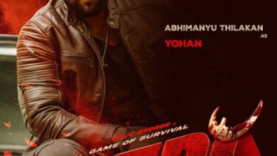 Abhimanyu Thilakan plays Yohan in Joju George’s action survival thriller ‘Varavu’