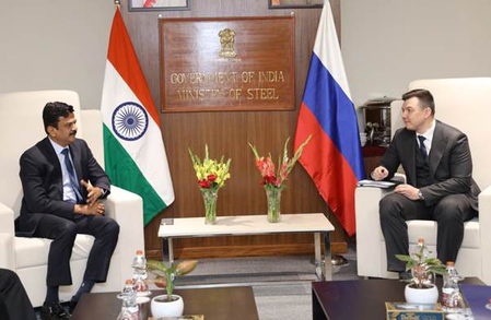 India, Russia hold talks to deepen steel sector ties