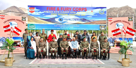 Army conducts 214 procedures at high-altitude eye camp in Leh