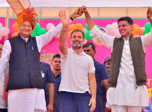 Ashok Gehlot backs Sachin Pilot, rejects BJP leader’s ‘imposter’ charge