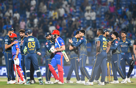 IPL 2026: Batters, Rashid, Prasidh star as GT edge DC by one run in a humdinger (ld)