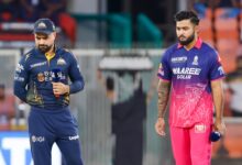 IPL 2026: Rashid leads GT in Gill’s absence, Kushagra earns debut as RR opt to bat