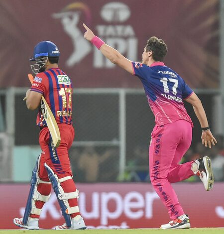 IPL 2026: Nandre Burger fined for Code of Conduct breach