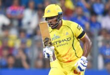 IPL 2026: CSK players wear black armbands in tribute to Mukesh Choudhary’s mother