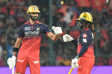 IPL 2026: David, Padikkal, Patidar power RCB to 250/3, highest score of the season against CSK