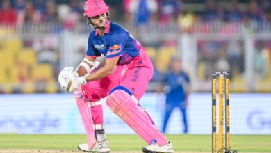 IPL 2026: Jaiswal’s unbeaten 77 helps RR post 150/3 against MI in rain-reduced match