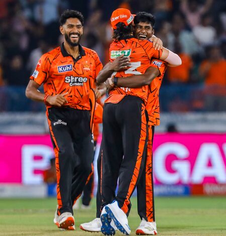 IPL 2026: Debutants Hinge, Sakib pick four scalps each as SRH end RR’s winning run IPL 2026: Debutants Hinge, Sakib pick four scalps each as SRH end RR’s winning run