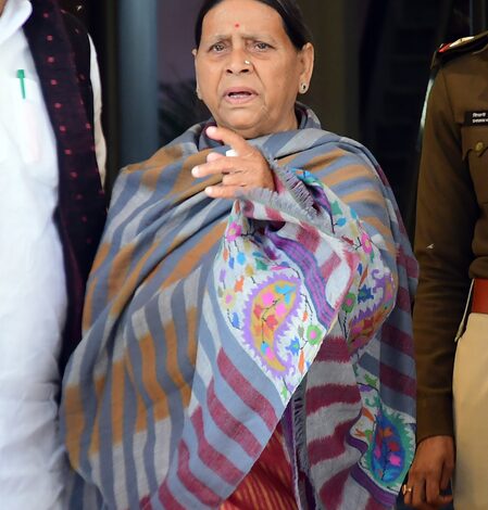 Former CM Rabri Devi’s government bungalow alloted to Bihar minister