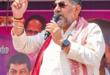 K’taka Cong chief Shivakumar thanks voters, says bypoll results reflect trust in welfare schemes