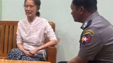 Myanmar leader Aung San Suu Kyi moved from prison to home detention